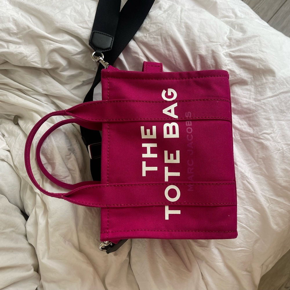 Marc Jacobs Fuchsia Canvas Tote - Picture 12 of 14